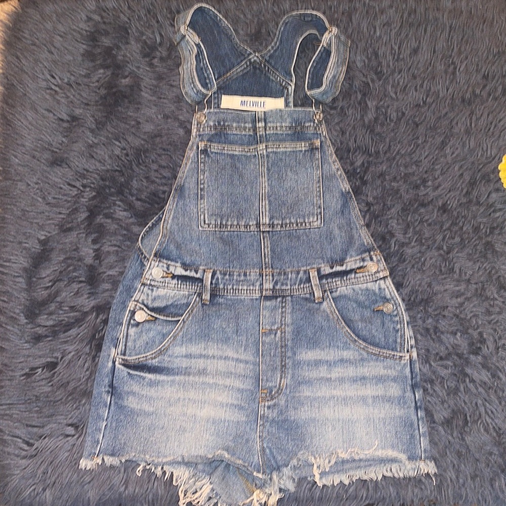 Melville Overall Shorts NWOT Small